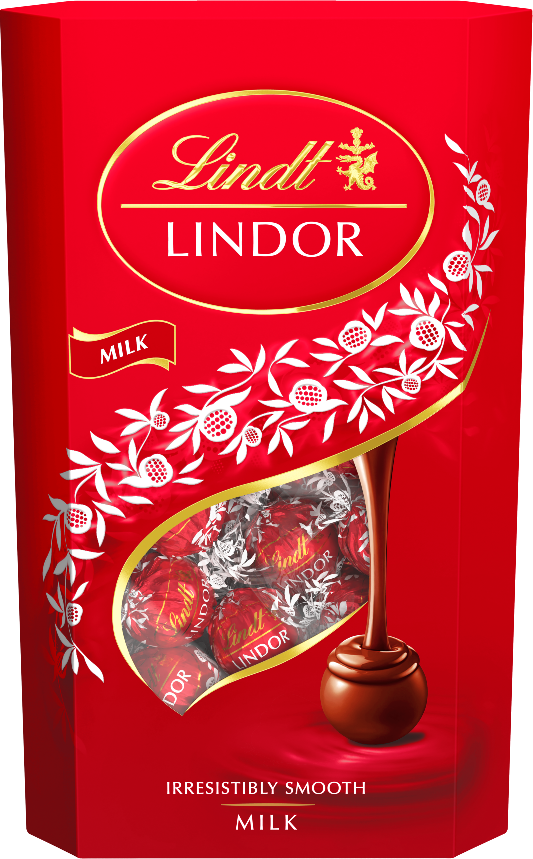 Lindt LINDOR čokoládové mléčné pralinky 600 g