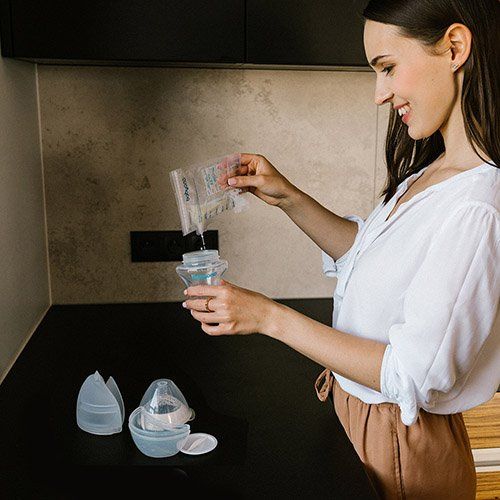 BabyOno Sáčky na mateřské mléko 180 ml, 30 ks