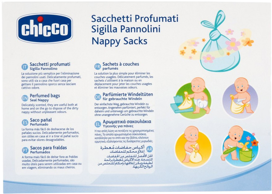 Chicco Sáčky na likvidaci plenek parfémované 50 ks