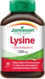 Jamieson Lysin 1000 mg se zinkem a vitamín C 60 tablet