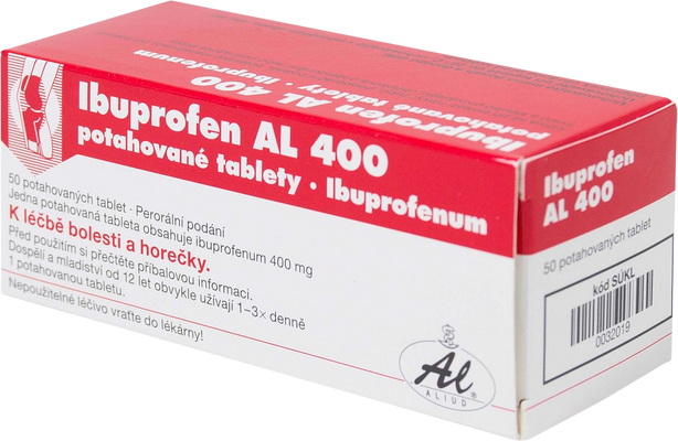 Ibuprofen AL 400 400 mg 50 tablet