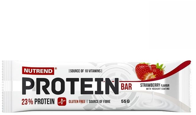 Nutrend Protein szelet eper 55 g