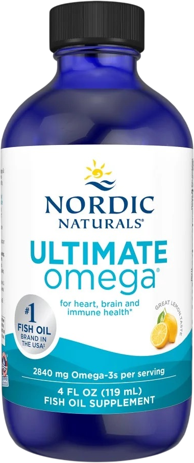 Nordic Naturals Ultimate Omega Liquid 2840 mg citrón 119 ml