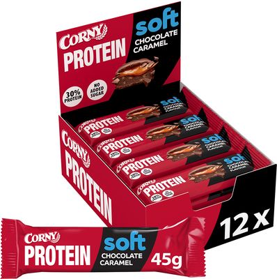 Corny Protein SOFT, Čokoláda - karamel 45 g