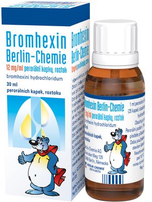 Bromhexin 12 mg, roztok 30 ml