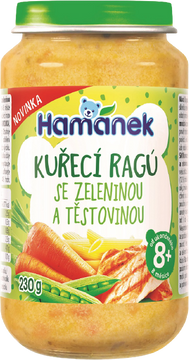 Hamánek kuřecí ragú se zeleninou a těstovinou 230 g