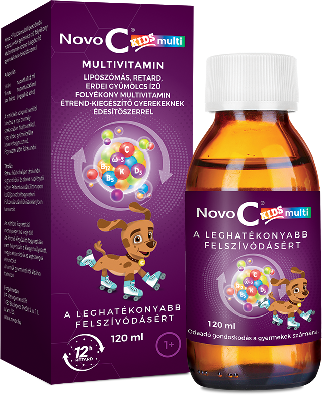 Novo C Novo C Kids Multi lipozomální multivitamin 120 ml od 1 roku 120 ml