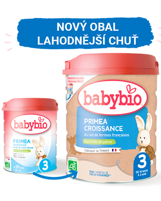 Babybio BABYBIO PRIMEA 3 batolecí kojenecké bio mléko 800 g 800 g