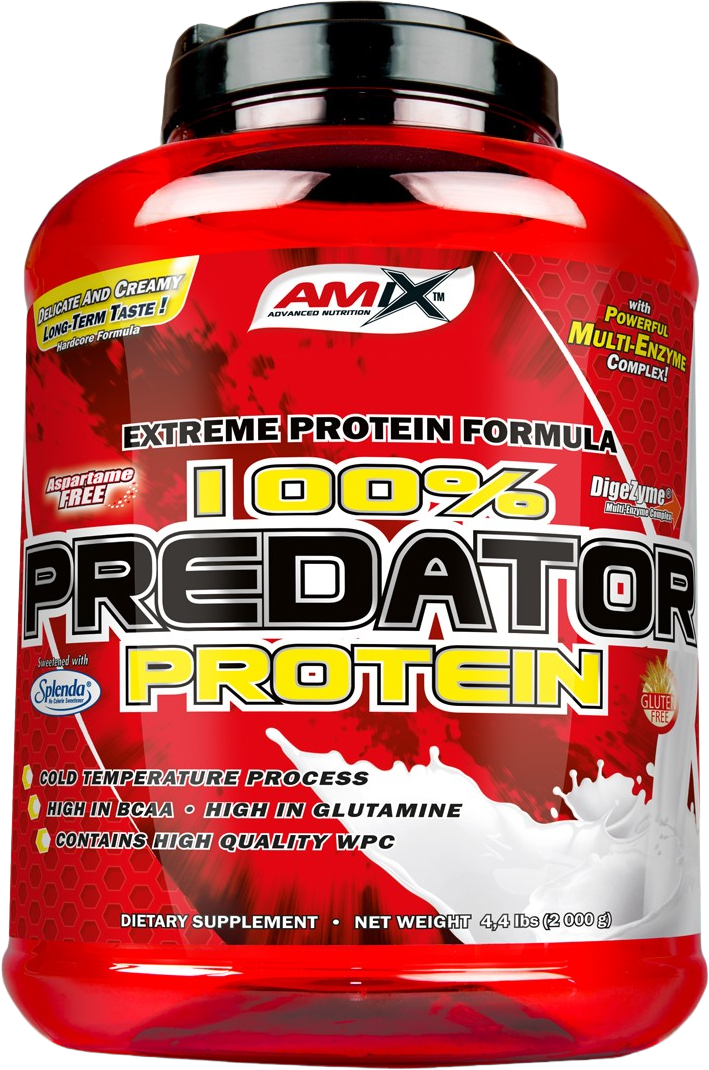 Amix 100% Predator protein, vanilka, 2000 g