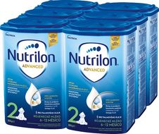 Nutrilon Advanced 2 pokračovací kojenecká mléka 6 x 800 g