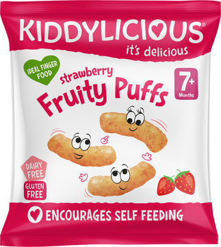 Kiddylicious Ovocné křupky, jahodové 10 g