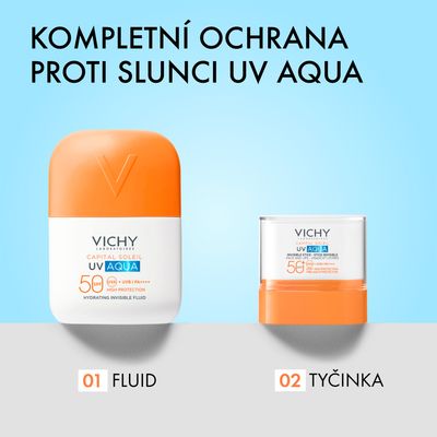 Vichy Capital soleil UV aqua fluid SPF50, 50 ml