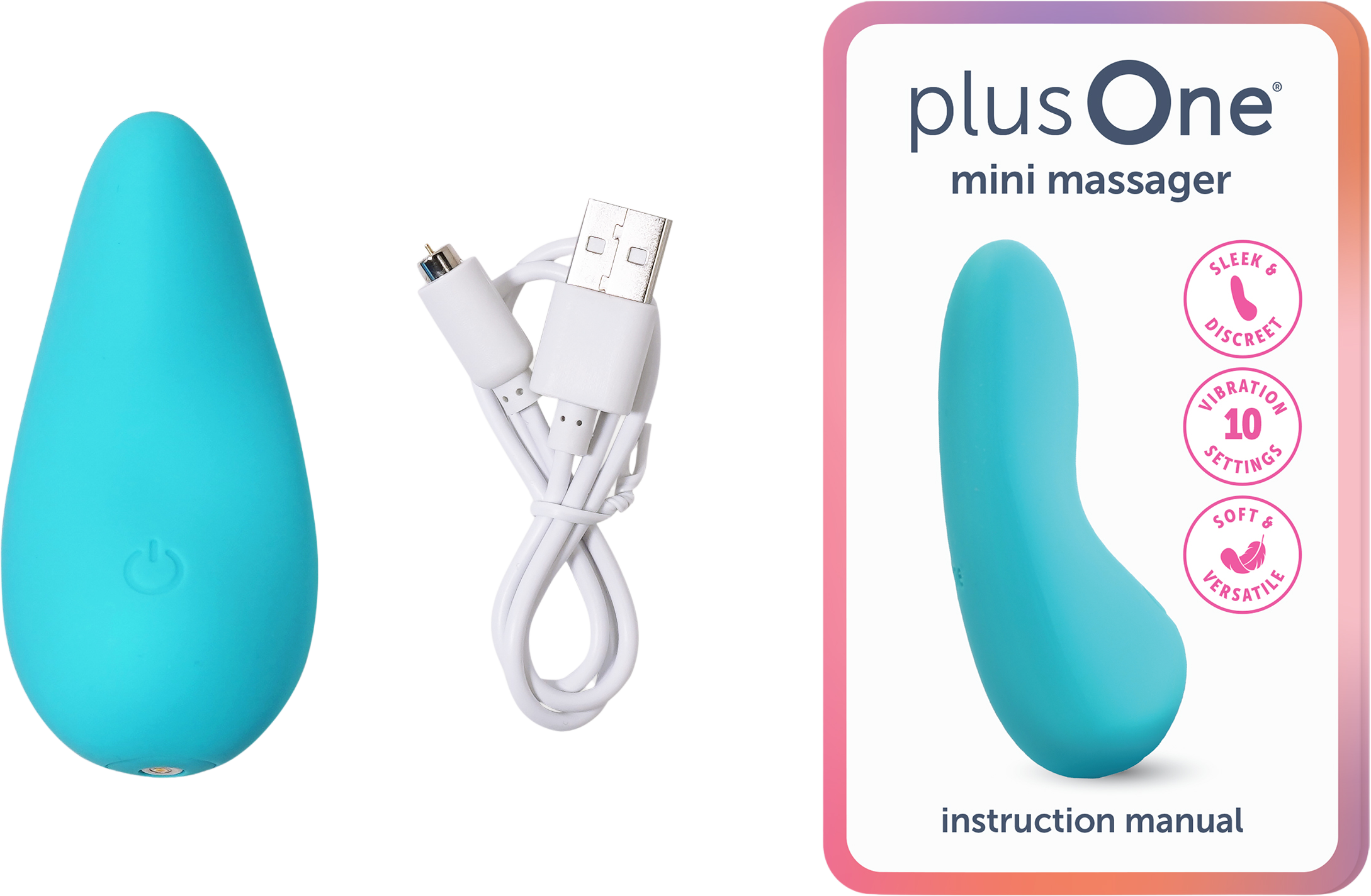 plusOne Mini masér Charm PLO-6711N