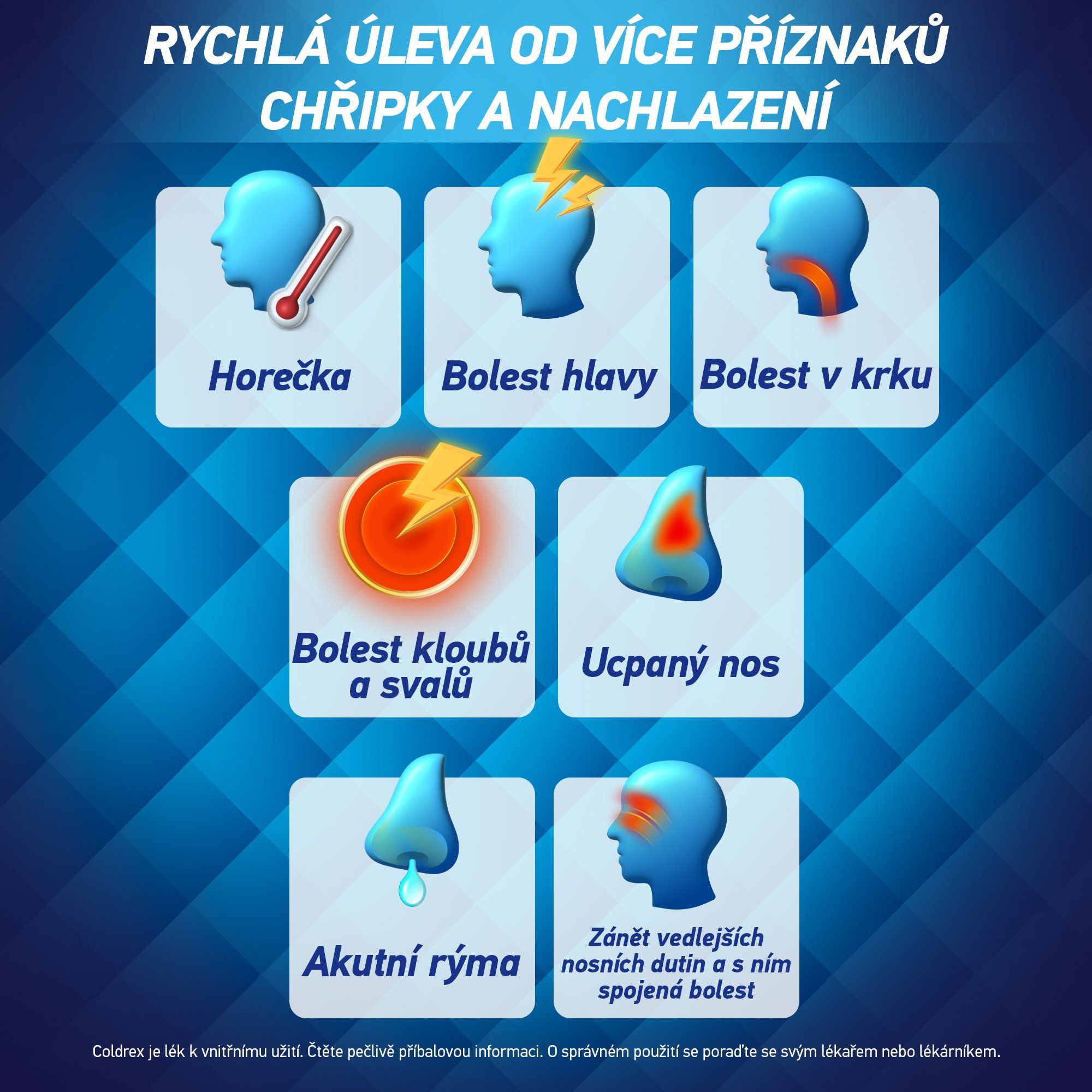 Coldrex Junior Horký nápoj Citron sáčky 10 ks