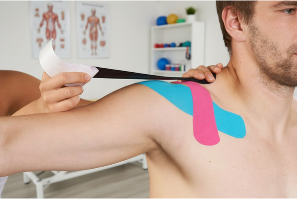 Temtex kinesio tape Tourmaline, růžová tejpovací páska 5cm x 5m