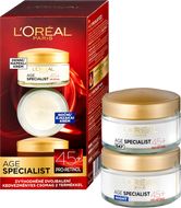 L'Oréal Paris Age Specialist 45+ duopack, 2 x 50 ml