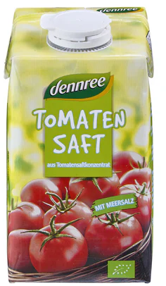 Dennree Šťáva rajčatová z koncentrátu BIO 500 ml