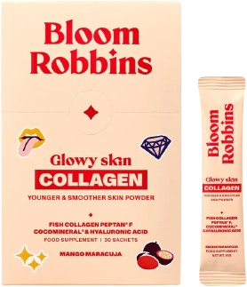 Bloom Robbins Kolagenový nápoj pro zářivou pleť s vitamínem c 30 x 10 g