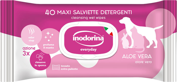 Inodorina Ubrousky Aloe Vera 40 ks