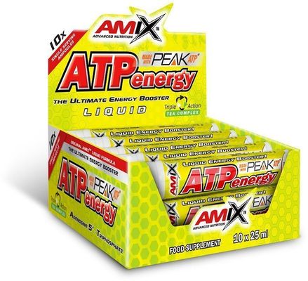 Amix ATP Energy Liquid, Lemon, 10 x 25 ml