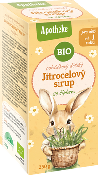 Apotheke sirup dětský Jitrocelový se šípkem BIO 250 g