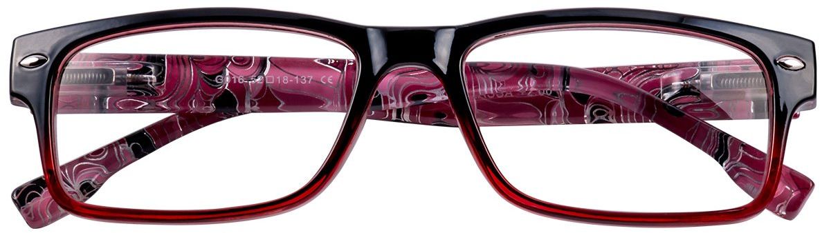 Glassa Brýle na čtení G016 červené 1,50D