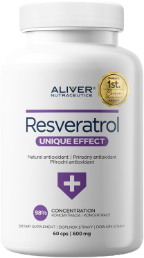 Aliver Resveratrol 250 mg 60 kapslí