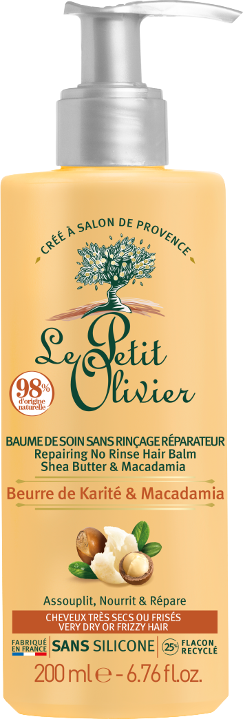 Le Petit Olivier Obnovující balzám pro suché vlasy Bambucké máslo a makadamový olej 200 ml