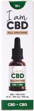 I am CBD Spectrum CBD 5 % + CBG 5 % konopný olej original 10 ml