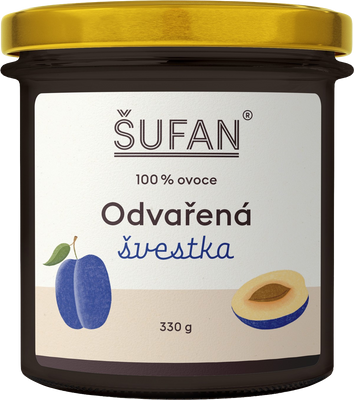 Šufan Odvařená švestka 330 g