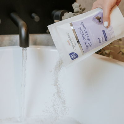 Vivaco Sůl do koupele s kozím mlékem 300 g