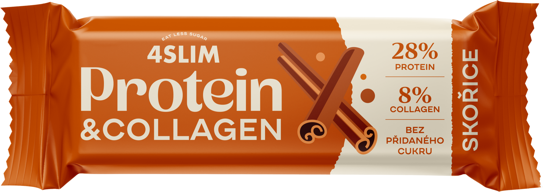 4Slim Protein & Collagen skořice 35 g