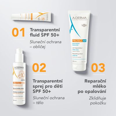 A-Derma Protect Kids transpar.sprej SPF50+ 200 ml