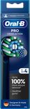 Oral-B Pro Cross Action Black Kartáčkové hlavy 4 ks
