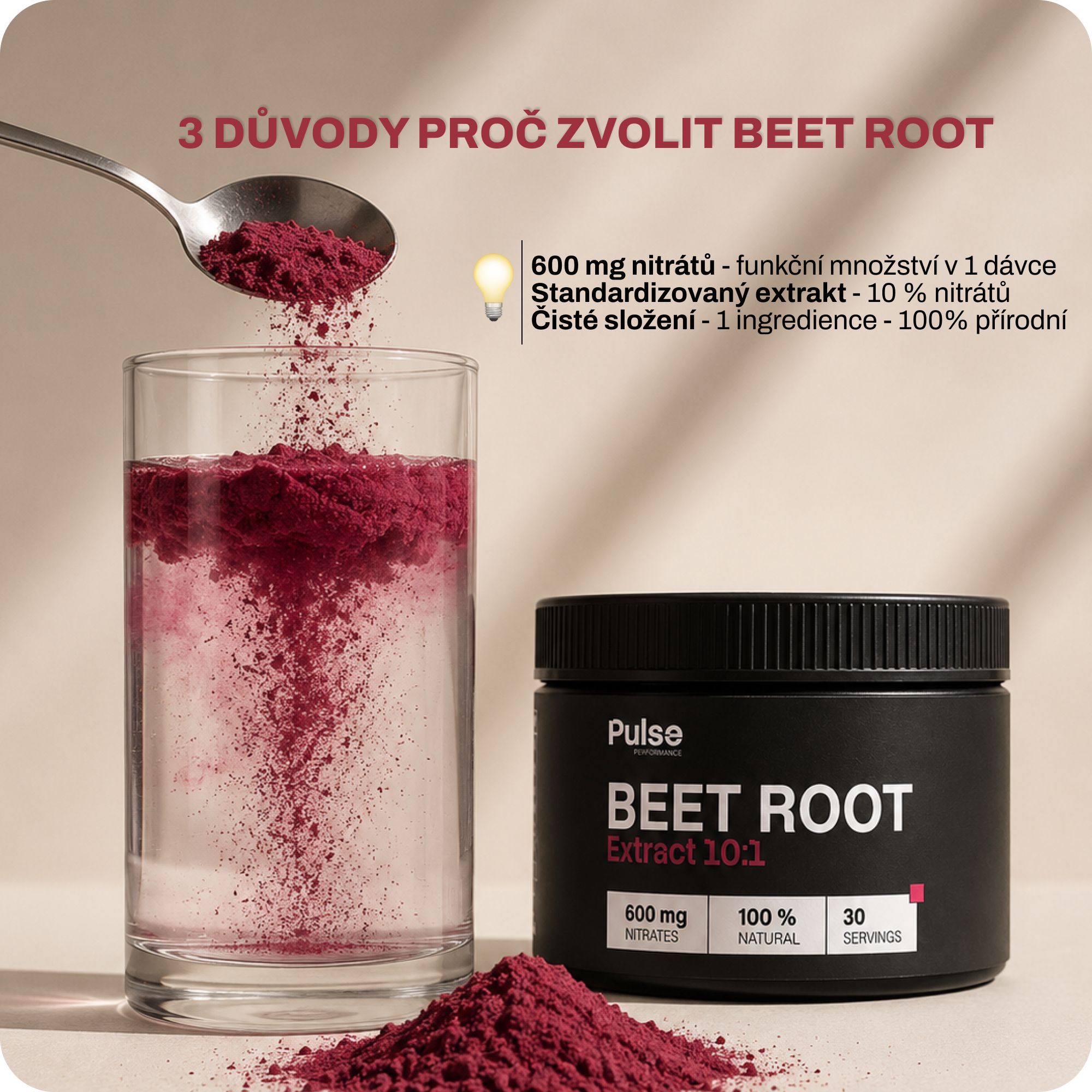Pulse Performance Beet Root Extract 180 g