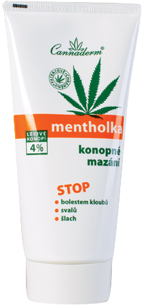 Cannaderm Mentholka chladivé mazání 200 ml