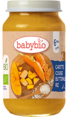 Babybio Bio mrkev, dýně a rýže 200 g