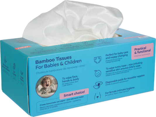 Canpol babies Bambusové ubrousky 2v1 100 ks