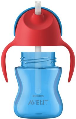 Philips Avent Hrneček s brčkem Bendy chlapec 200 ml