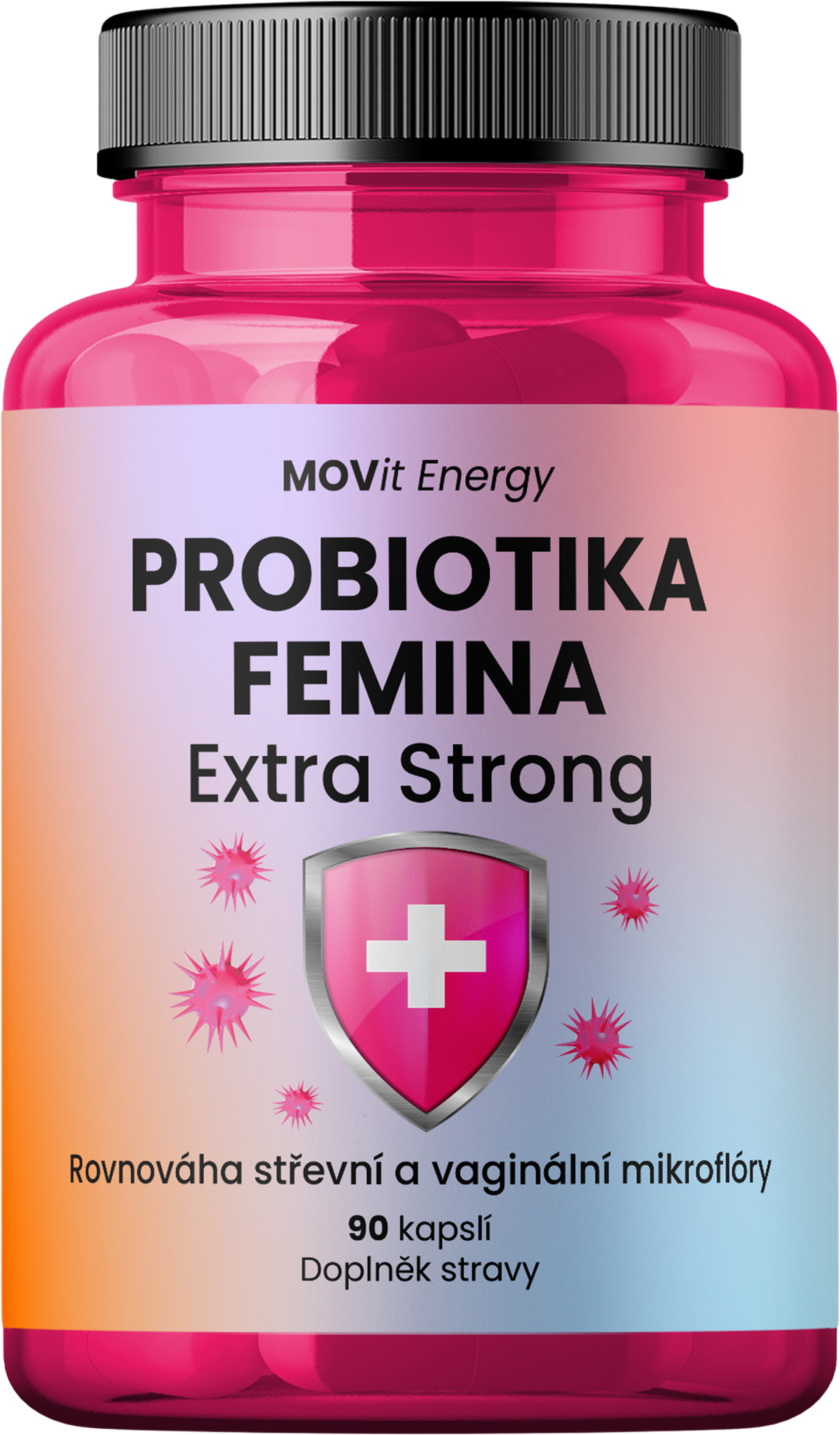 MOVit Energy Probiotika Femina Extra Strong 90 kapslí