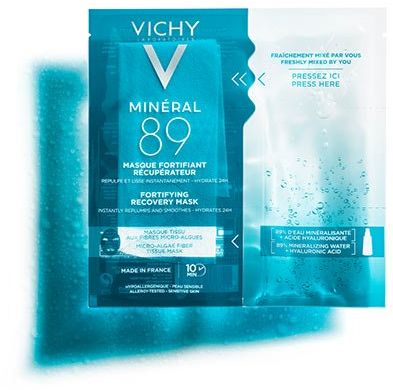 Vichy Minéral 89 Posilující a obnovující pleťová maska 29 g