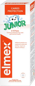 Elmex Junior ústní voda pro děti ve věku 6-12 let 400 ml