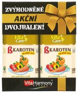 VitaHarmony Betakaroten 10000 Promobalení 2 x 100 tobolek