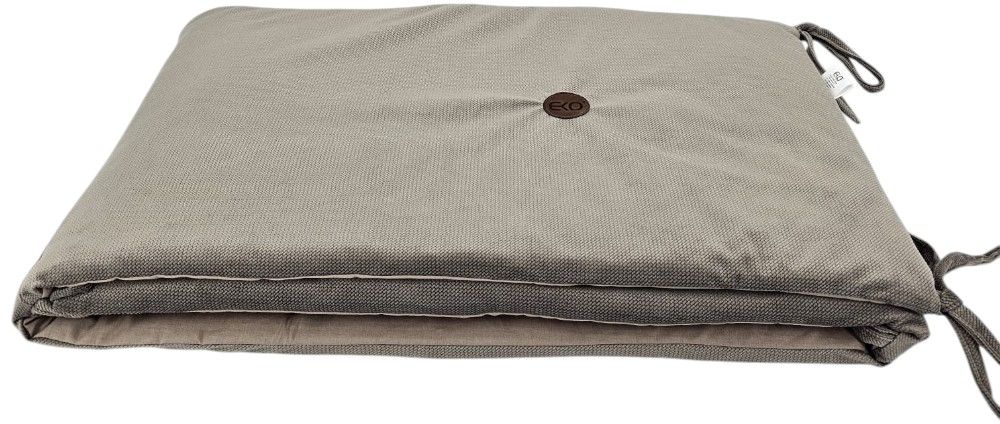 Eko Mantinel do postýlky bavlněný Velvet Dark Beige 180 cm