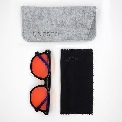 Lunesto Blue Light - oranžové brýle blokující modré světlo - černé