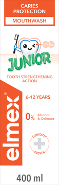 Elmex Caries Protection Junior ústní voda 6-12 let 400 ml