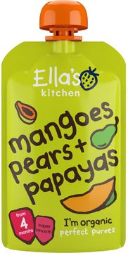 Ella's Kitchen BIO Mango, hruška a papája 120 g