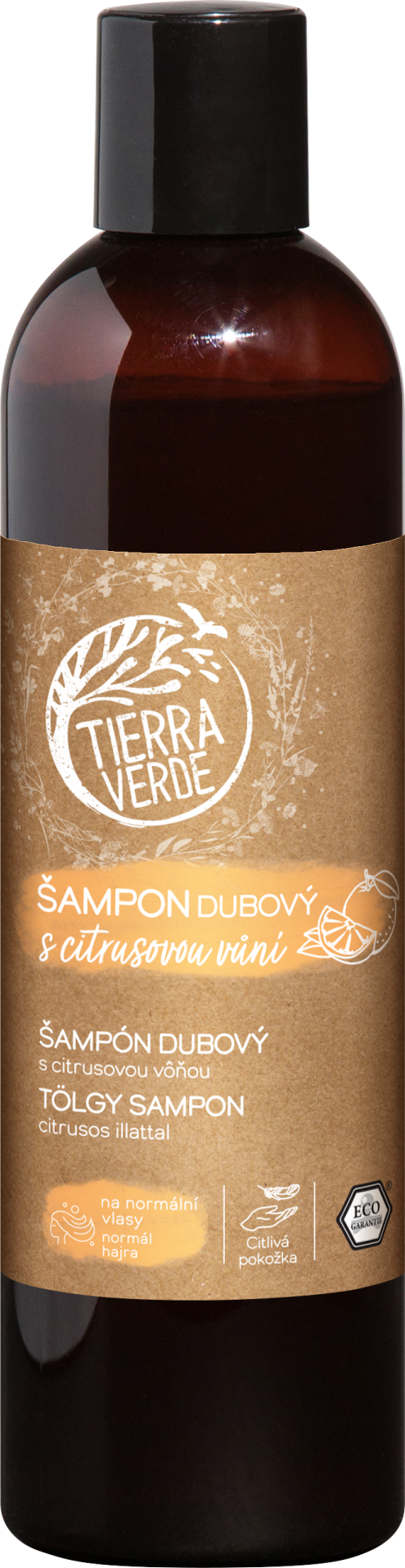 Tierra Verde Šampon dubový s citrusovou vůní 300 ml