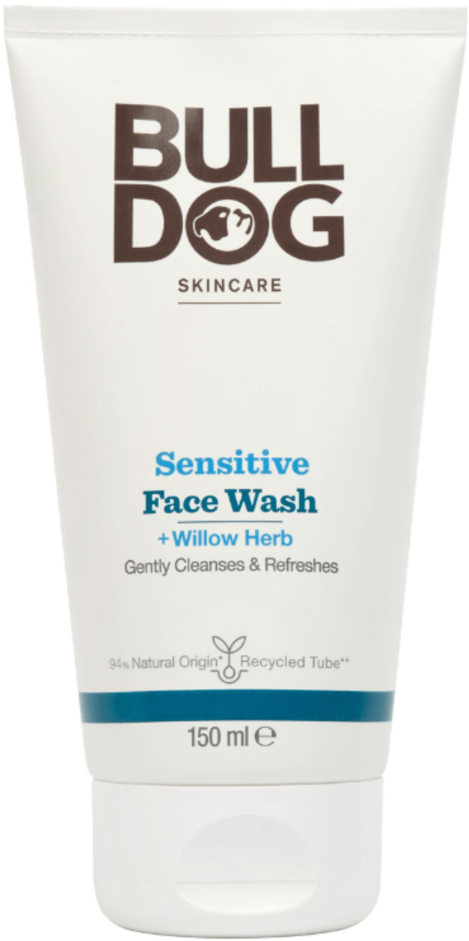 Bulldog Sensitive Face Wash čisticí gel pro citlivou pleť 150 ml