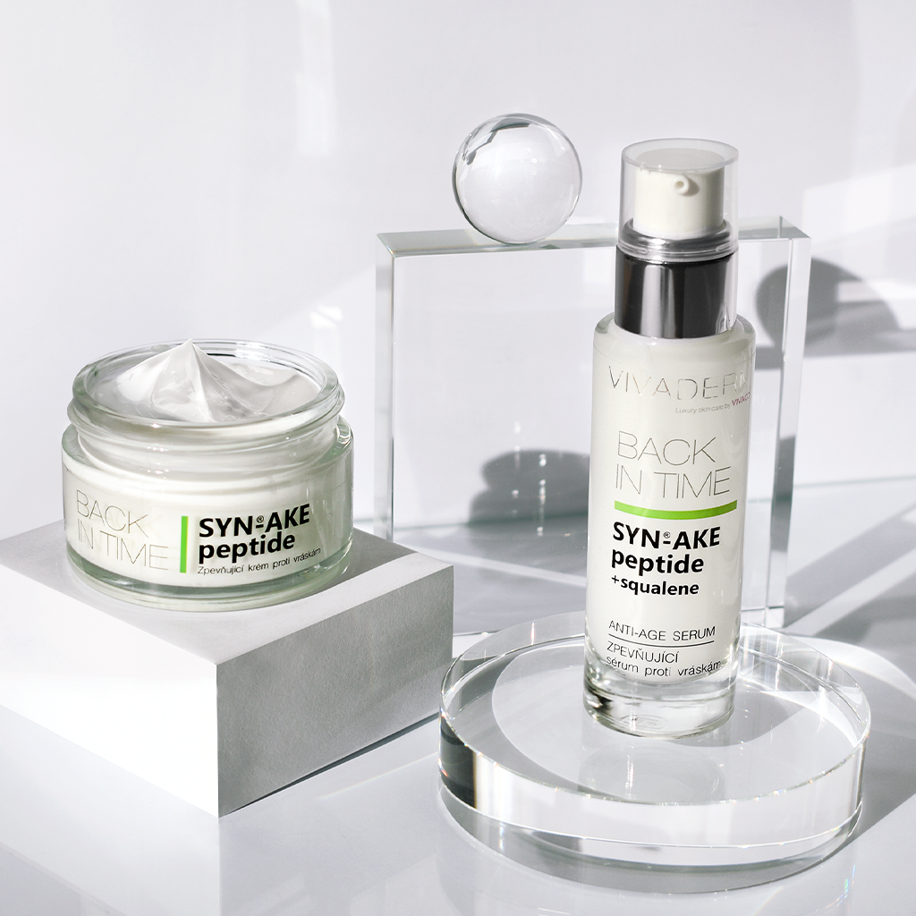 Vivaco Dárkové balení syn-ake peptide pleťový krém + pleťové sérum
